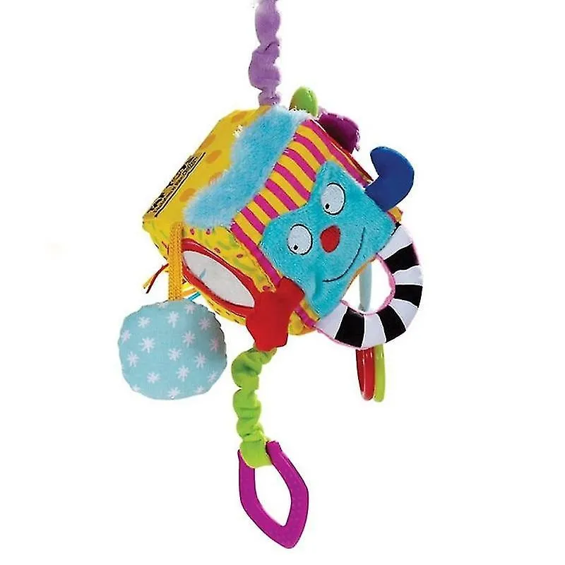 Brinquedos de atividade do bebê novo bebê móvel brinquedo de bebê bloco de pelúcia cubo de embreagem chocalha brinquedos para bebês recém-nascidos 0 12 meses