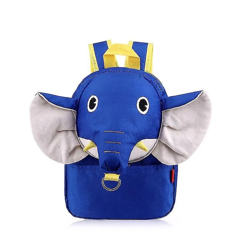 Arneses de segurança para bebês trelas bonito guardião de elefante assistente de caminhada meninos meninas mochila anti-perdida bolsa de alça azul escuro