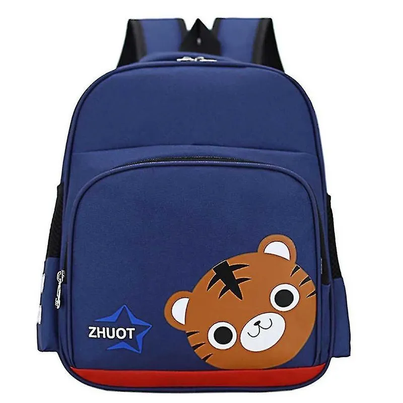 Mochilas fofas dos desenhos animados mochila infantil para meninos meninas pré-escolar bolsa de viagem de berçário azul