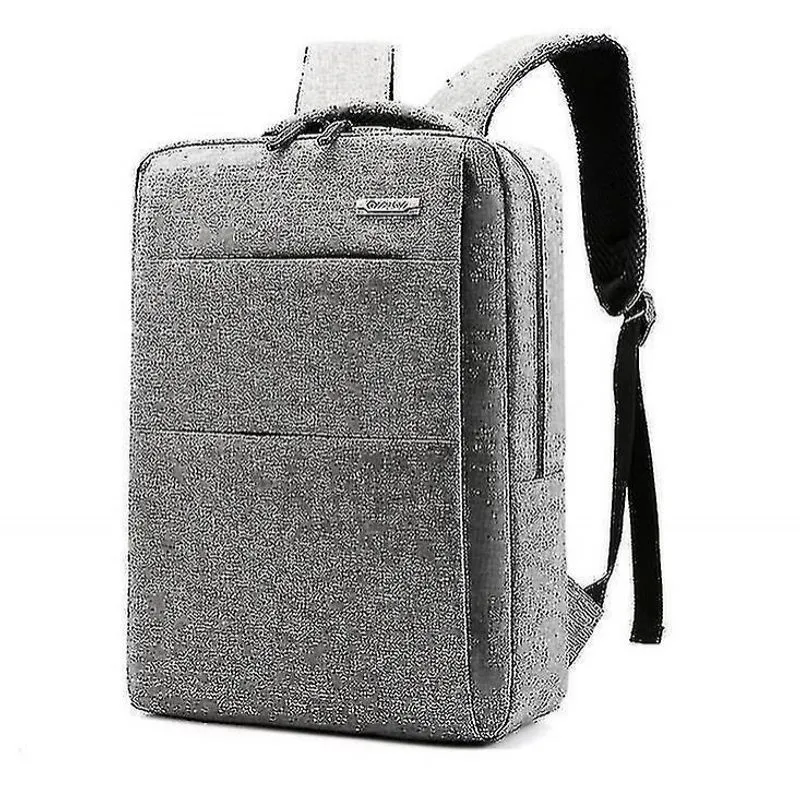 Mochilas mochila de negócios masculina multifuncional usb carregando bolsa de viagem grande capacidade cinza