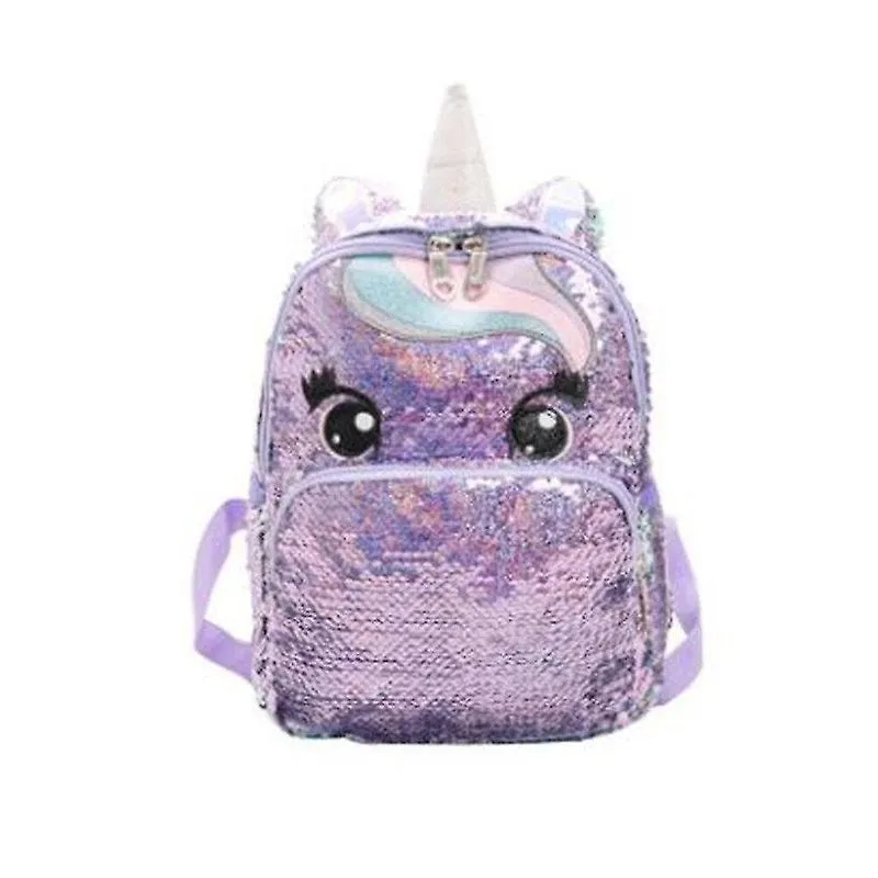 Mochilas unicórnio lantejoulas mochila infantil mochilas escolares infantis para meninas adolescentes mochila desenho animado fofo