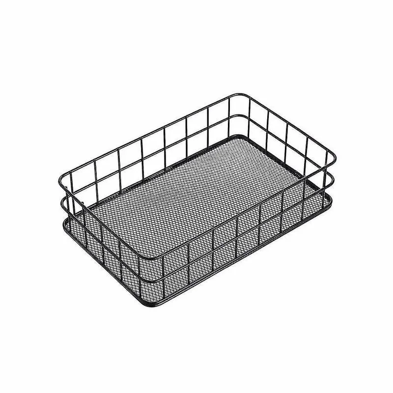 Estojos para cartões de visita cesta de armazenamento de mesa de ferro pão cesta de frutas diversos organizador lanches recipiente brinquedo cosmético