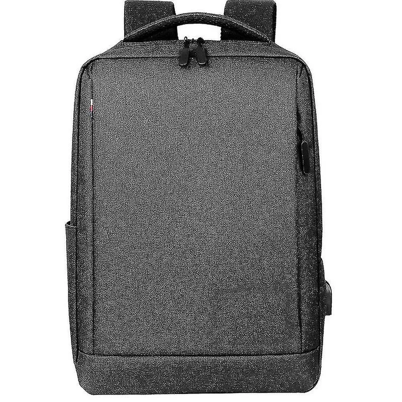 Mochilas bolsa para computador empresarial mochila de grande capacidade de 15,6 polegadas cinza escuro