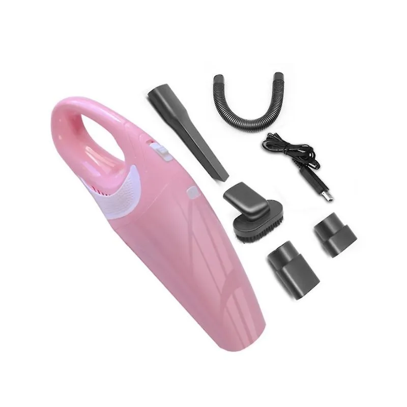 Racks de computador montam aspirador de pó sem fio para veículos aspirador portátil carregado por usb rosa branco rosa