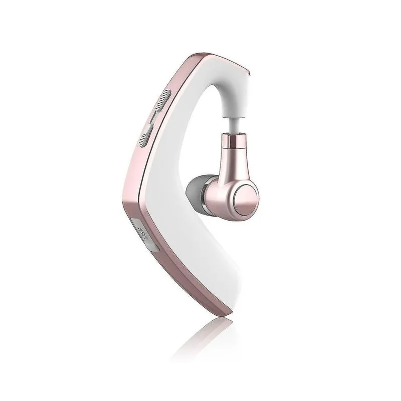 Fones de ouvido fones de ouvido bluetooth 5.0 gancho de orelha ouro rosa