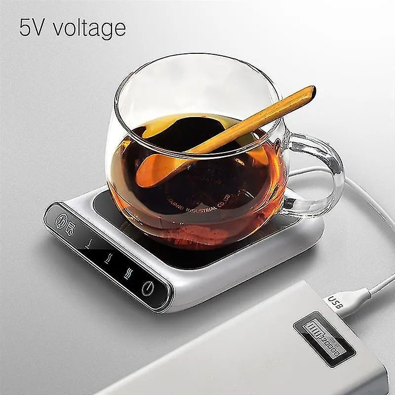 Coasters 5v usb portátil inteligente três velocidades aquecimento coaster inverno água leite café chá aquecedor base térmica