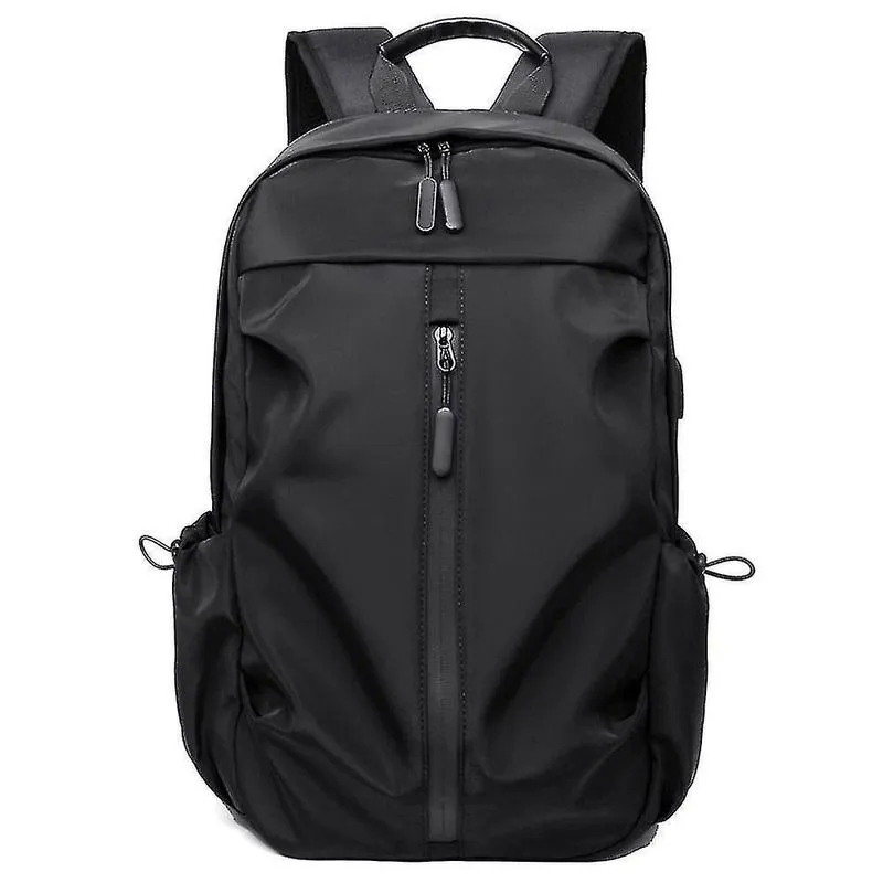 Mochilas mochila de pano oxford bolsa de viagem masculina preta