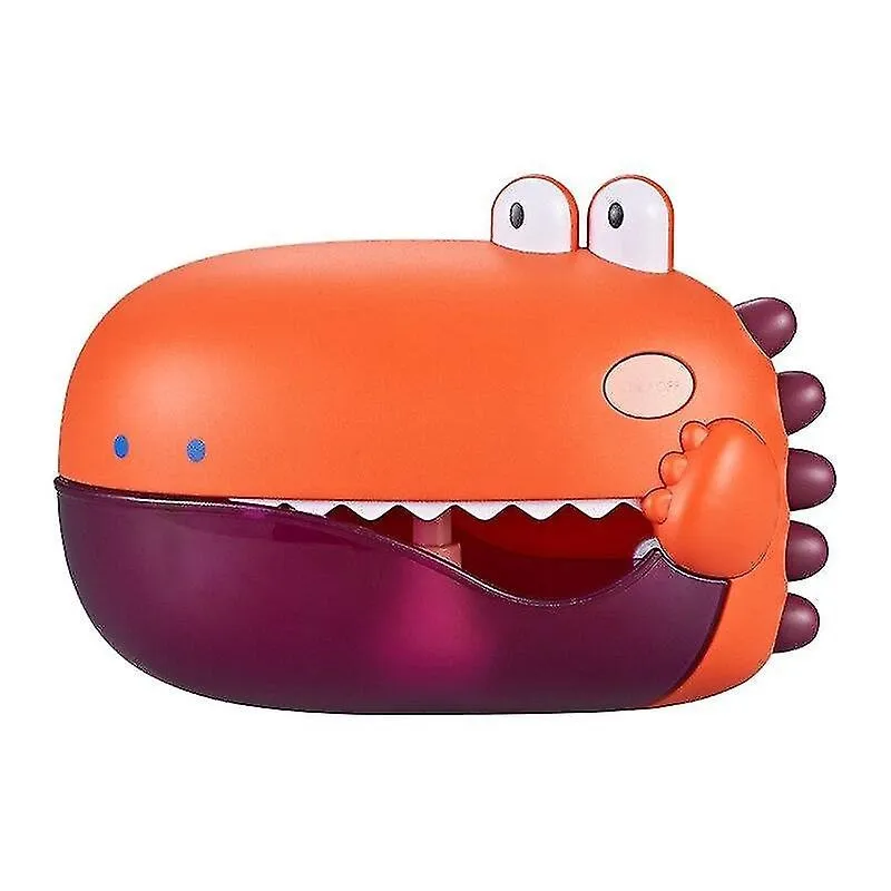 Brinquedos de sopro de bolhas brinquedos de banho de bebê crianças máquina de bolha de dinossauro banheira sabão automático fabricante de bolhas bebê vermelho