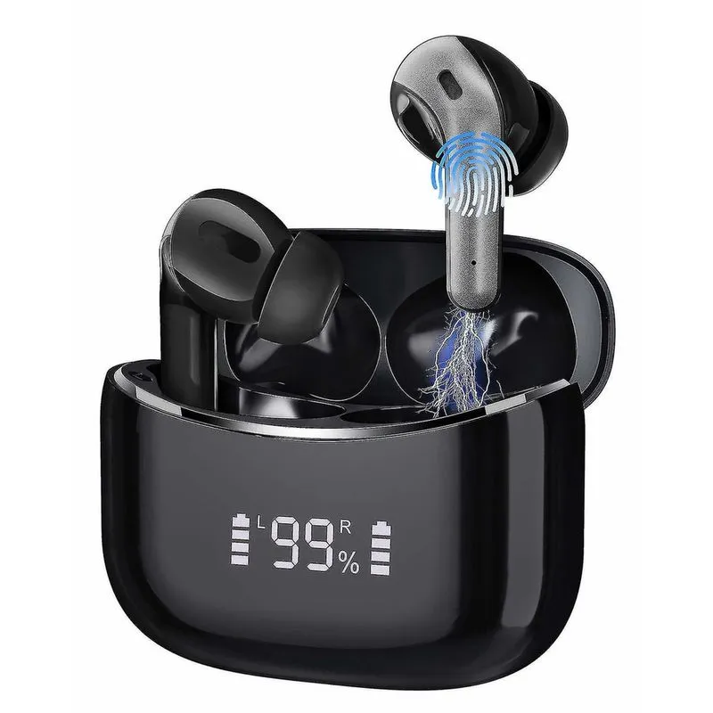 Fones de ouvido fones de ouvido casque bluetooth dans l'oreille lifebee sem fio bluetooth 5.0 executando fone de ouvido com cancelamento de ruído