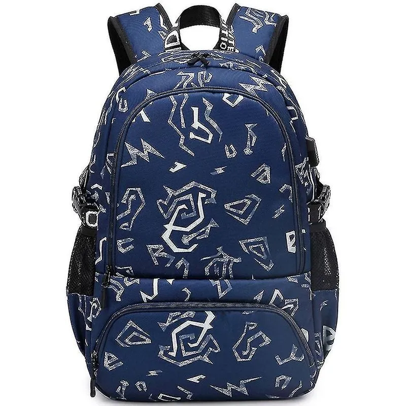 Mochilas de pano oxford mochila de grande capacidade mochila escolar impermeável para alunos do ensino médio cor-3