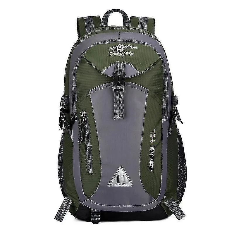 Mochilas verde exército 40l mochilas de caminhada poliamidas e mochila de nylon para homens