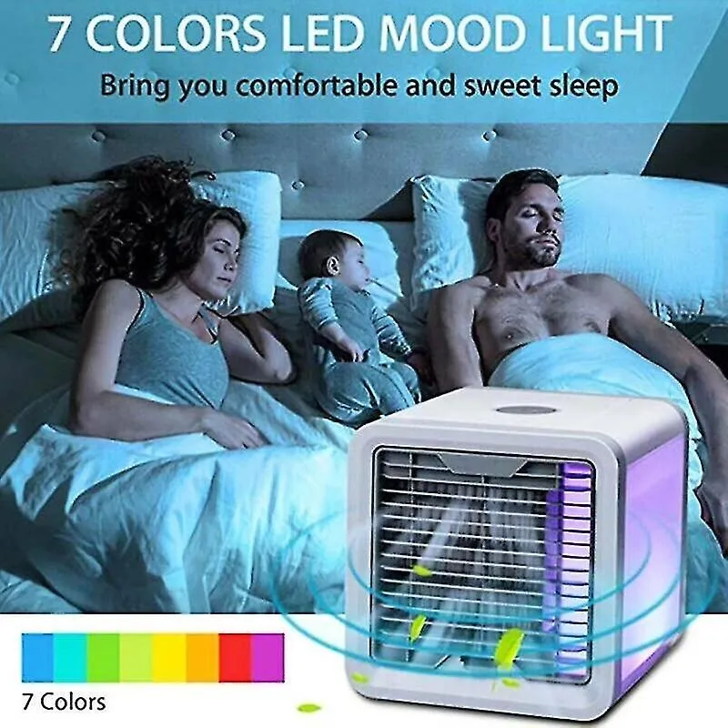 Condicionadores de ar portátil usb condicionador de ar refrigerador umidificador purificador ventiladores de refrigeração led