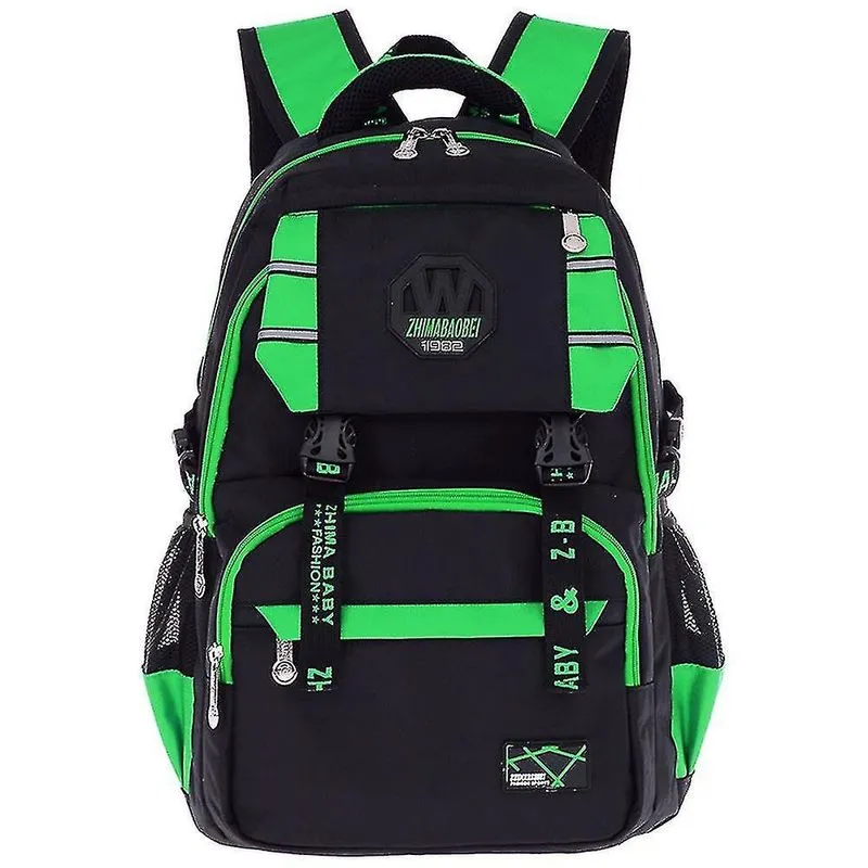 Mochilas mochila de grande capacidade para viagem de ombro infantil verde