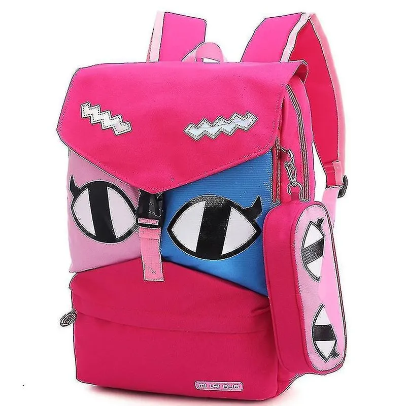 Mochilas mochila rosa vermelha para meninas de 8 a 12 anos