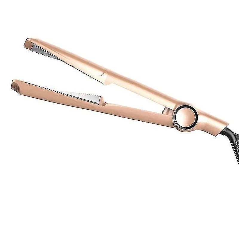 Alisadores de cabelo 2 em 1 alisador de cabelo de cerâmica e modelador de cabelo para alisar e enrolar o cabelo com 4