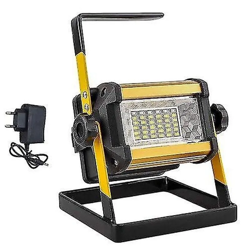 Luzes de acampamento lanternas holofotes recarregáveis luz de pesquisa lâmpada de trabalho manual portátil de emergência ao ar livre para caminhadas