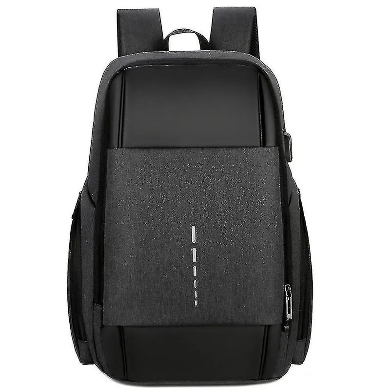 Mochilas mochila masculina impermeável de grande capacidade Bolsa de computador de 15,6 polegadas preta