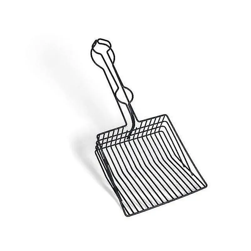 Caixas de areia para gatos duráveis, cão de estimação, gato, ferramenta de limpeza de aço inoxidável, filhote de cachorro, gatinho, colher de areia aconchegante
