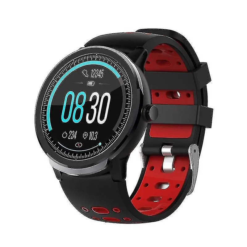 Monitores de atividade relógio inteligente mulheres homem smartwatch relógio esportivo com monitor de freqüência cardíaca smartwatches à prova d'água vermelho