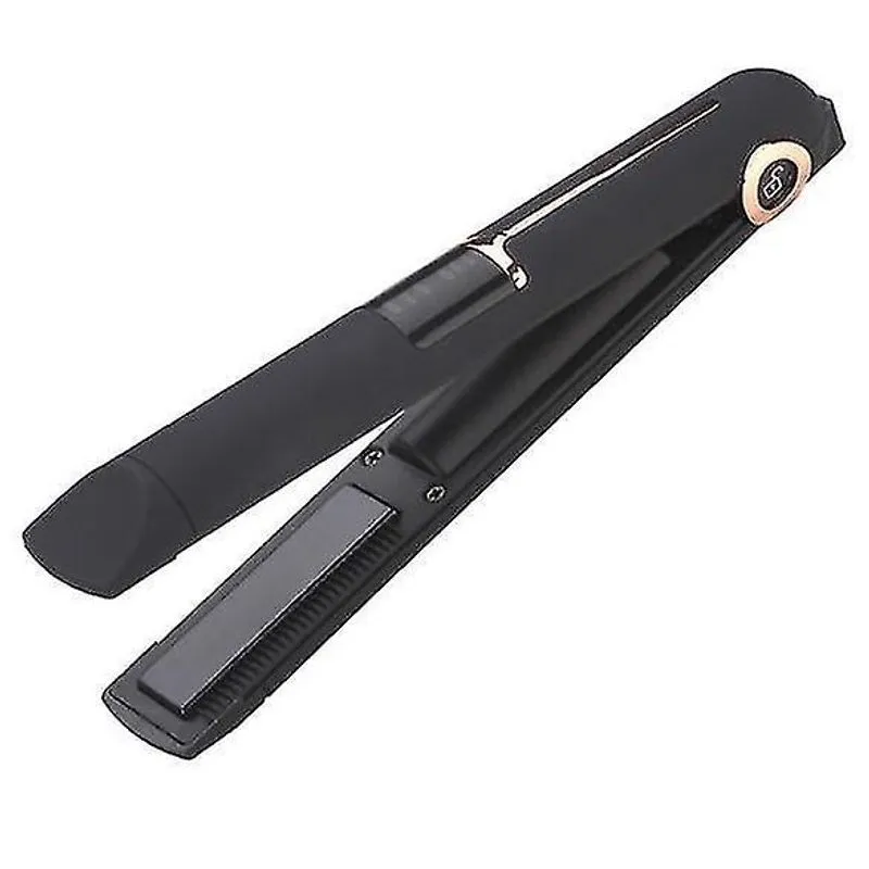 Alisadores de cabelo alisador de cabelo sem fio recarregável por usb muito adequado para viagens preto