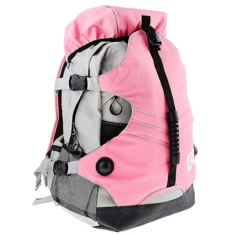 Mochilas mochila de armazenamento de vários níveis e vários bolsos compatível com patins de rolos/em linha/neve e