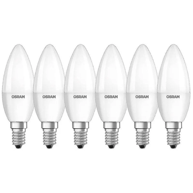 Luzes do ponto de inundação led star classic b/led lâmpada forma clássica de mini vela com base de parafuso: e14 5 w 220 a 240 v 40