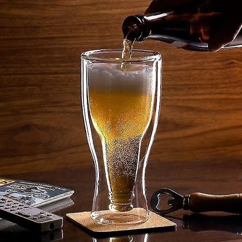 Copos de cerveja copo de garrafa de cerveja