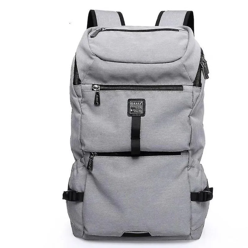 Mochilas de pano de algodão mochila impermeável para computador 18 polegadas preto