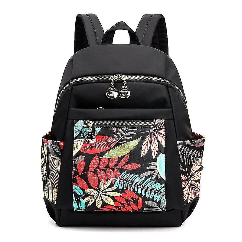 Mochilas nova mochila feminina multifuncional lazer oxford mochila nacional impressão de vento grande capacidade
