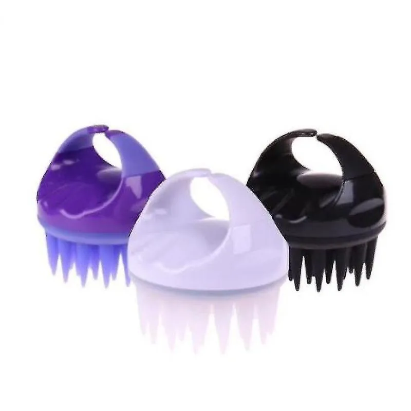 Pentes de cabelo escova de limpeza de massagem de couro cabeludo de silicone e pente de massagem de silicone podem estender o