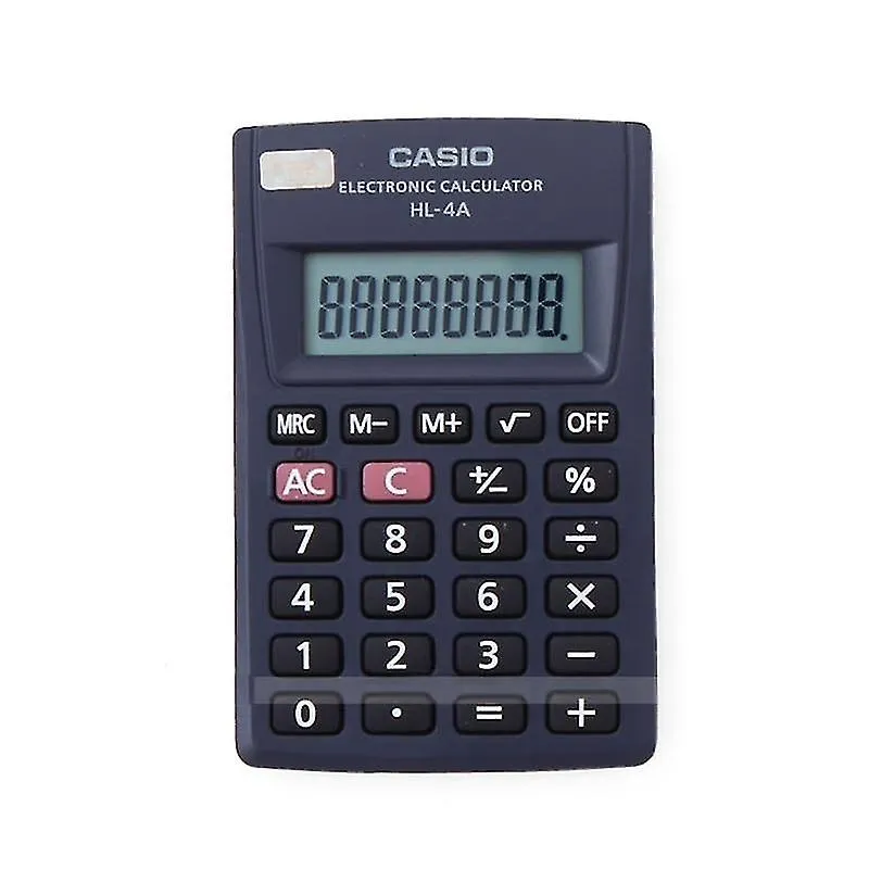 Calculadoras mini calculadora cartão bolso estudantes usam conta pequena portátil de 8 bits financeira