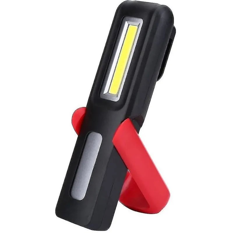 Luzes de acampamento lanternas cob led walkman usb luz recarregável cob lâmpada de trabalho lanterna multifuncional com gancho pendurado