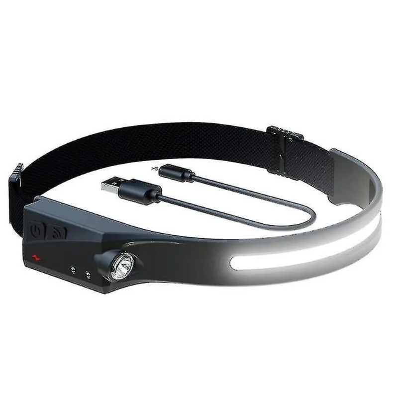 Luzes de acampamento lanternas farol led 350 lumens carga usb à prova de intempéries luz de cabeça de grande desempenho para acampar ao ar livre