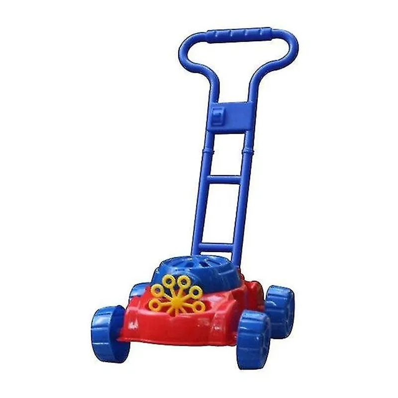 Brinquedo soprador de bolhas com máquina, solução de bolhas 118ml e aparência de cortador de grama