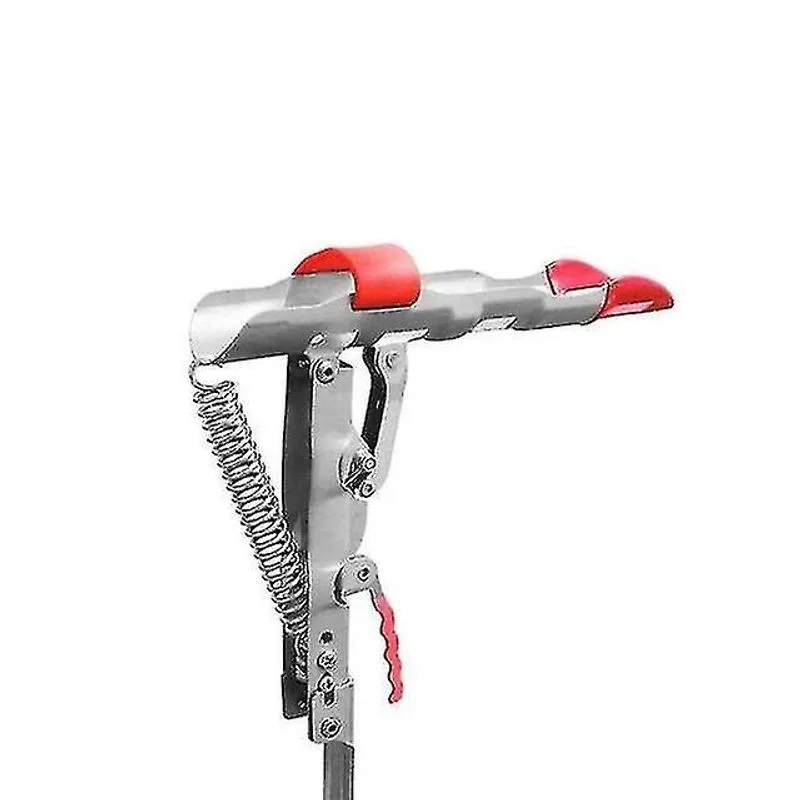 Suporte para vara de pesca em aço inoxidável com mola automática