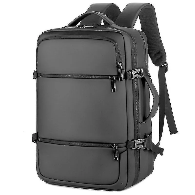 Mochilas mochila de viagem multifuncional masculina preta
