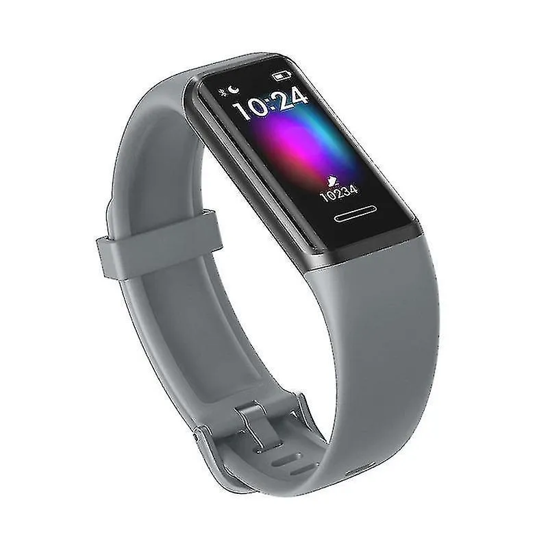 Monitores de atividade cronus fitness watch rastreadores de atividades com monitor de frequência cardíaca e monitor de sono cinza