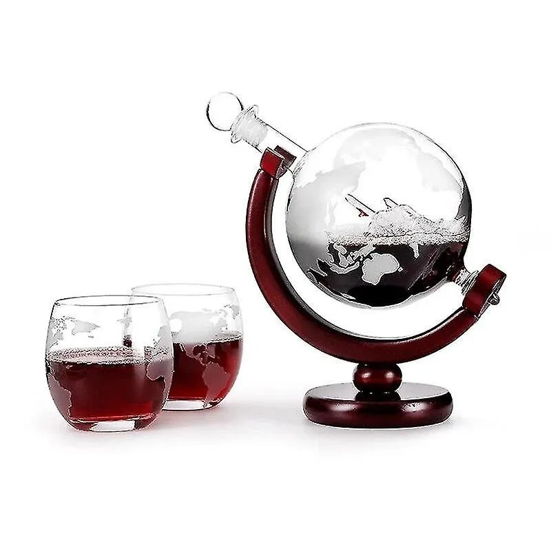 Decantador de vidro requintado para vinhos