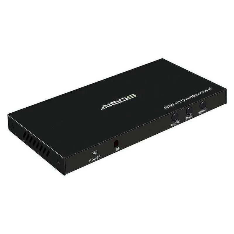 Conjuntos de acessórios de computador aimos am-8401 4 em 1 out 4x1 multi-viewer hdmi switch com controle remoto us plug
