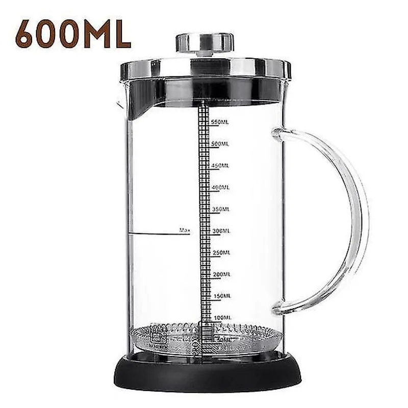 Máquina De Café/chá Com Balança, Panela Resistente Ao Calor De 600 Ml