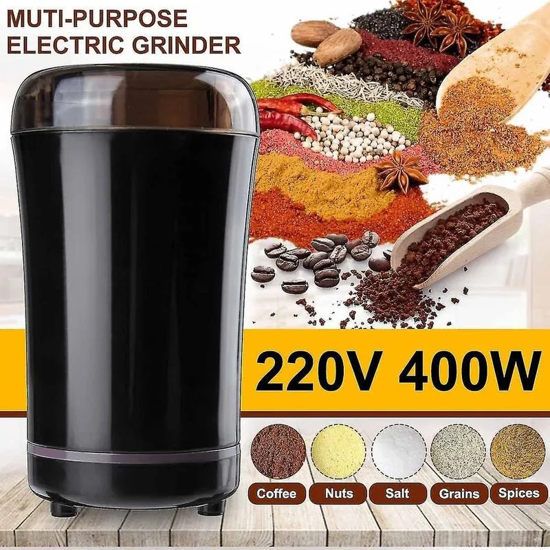 Moedores de café 400w cozinha elétrica moedor de café mini sal moedor de pimenta nozes especiarias grãos de café moedores de café