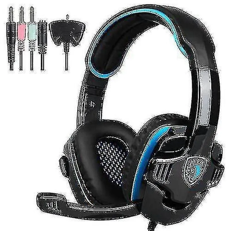 Fones de ouvido fones de ouvido fones de ouvido sades sa-708gt fone de ouvido para jogos de 3,5 mm