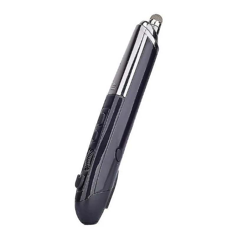 Conjuntos de acessórios de computador pr-08 Mouse óptico sem fio inteligente de 6 teclas com caneta stylus função laser preto