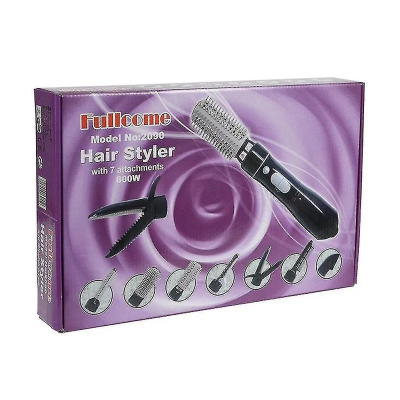 Alisadores de cabelo 7-em-1 multi-função recarregável profissional secador de cabelo de íon negativo com varinha de ondulação de pente com