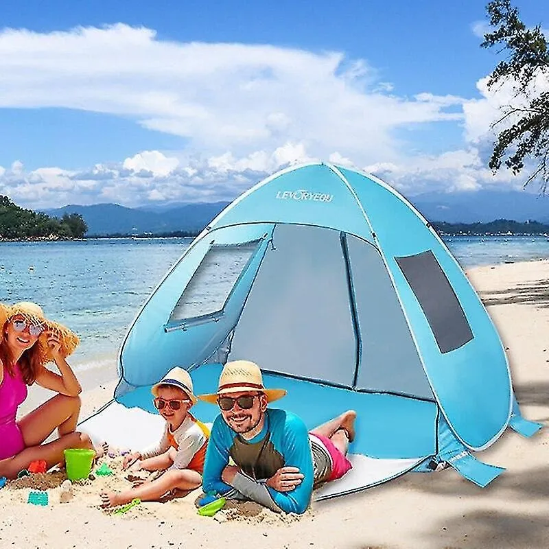 Toldos tenda de praia ao ar livre à beira-mar barraca de pesca automática portátil de abertura rápida pérgola