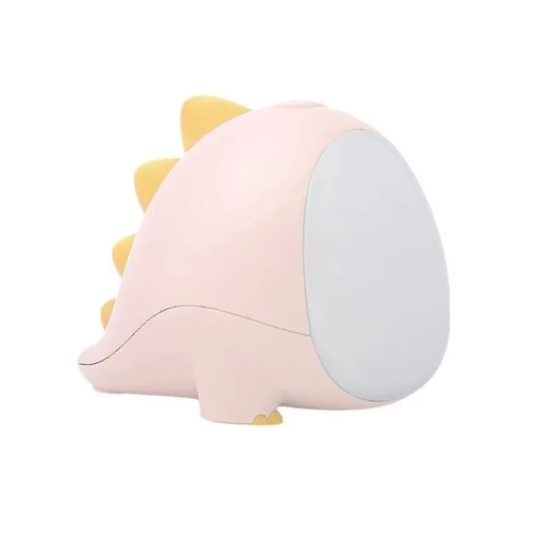 O presente do bebê define a luz da noite do silicone dos desenhos animados dinossauro crianças brinquedos animal levou candeeiro de mesa luzes noturnas usb
