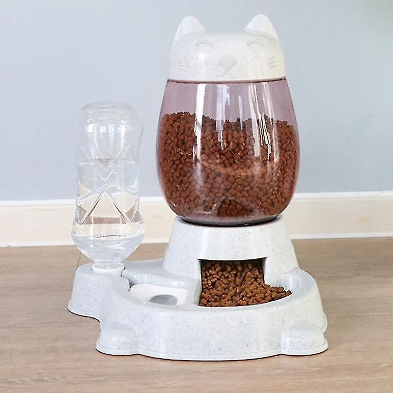 Dispensadores de alimentos pet dog cat alimentador automático tigela para cães garrafa de água potável tigelas de gatinho lentas