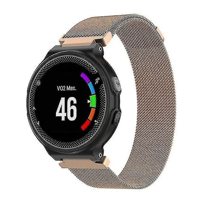Acessórios de console de jogos em casa pulseira de relógio para garmin forerunner milanese 235 22cm ouro