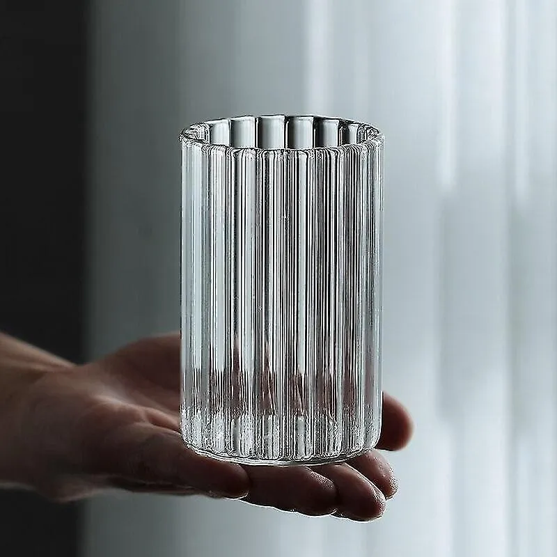 Copos de cerveja japonês padrão vertical vidro transparente copo de uísque doméstico canecas de licor criativas