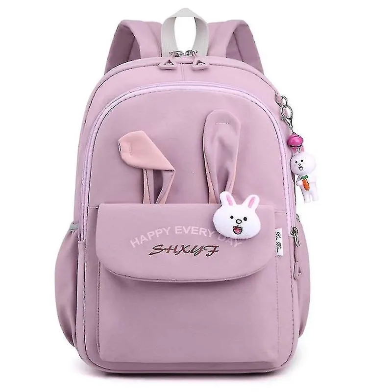 Mochilas mochila fofa mochila clássica mochila escolar resistente à água para meninas adolescentes mulheres roxo